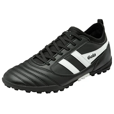 Afbeelding van Gola Unisex Kid&#039;s Ceptor Turf Qf voetbalschoen, Zwart Wit, 42 EU