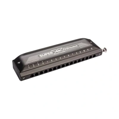 Afbeelding van Hohner Super 64 X in C, Typ 2018 Chromatische mondharmonica