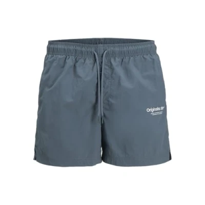Afbeelding van JACK &amp; JONES PLUS SIZE zwemshort JPSTNAXOS donkergrijs