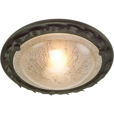 Afbeelding van Elstead Lighting LED Plafondlamp Olivia 1X E27 Max 60W Dimbaar Black/Gold Patina