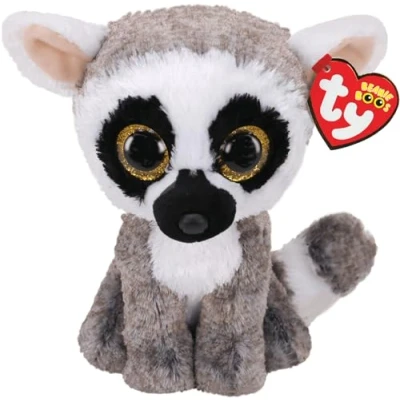 Afbeelding van TY Beanie Boo&#039;s Linus Lemur 15 cm