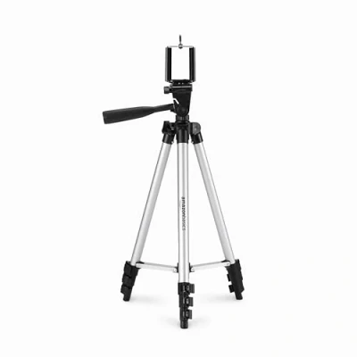 Afbeelding van Amazon Basics Smartphone statief, universeel, aluminium, 127 cm, zwart