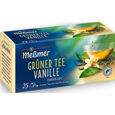 Afbeelding van Messmer Gruner Tee Vanille 25x 1.75gr (12 Stuks)