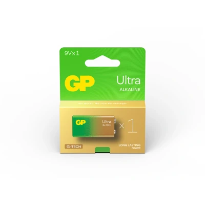 Afbeelding van GP 9V Ultra Alkaline Batterij 1 stuk