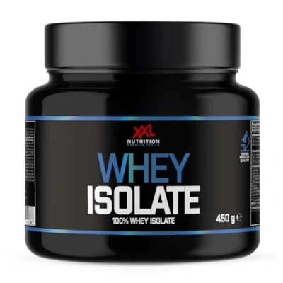 Afbeelding van XXL Nutrition Whey Isolaat Proteïne poeder, Eiwit Shakes, Protein Isolate Eiwitpoeder Banaan 450 gram