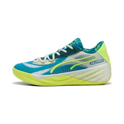 Afbeelding van All Pro NITROâ¢ Hoops Dreamz uniseks basketbalschoenen, Blauw, Maat 36 PUMA