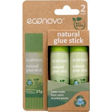 Afbeelding van Econovo plakstift, 21g, blister van 2 stuks