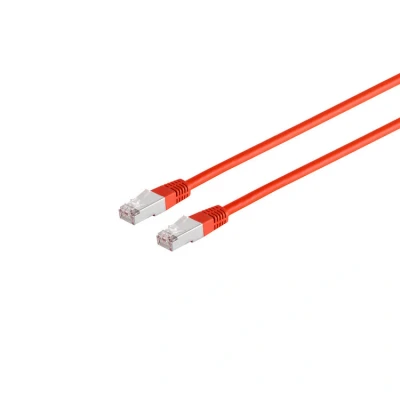 Afbeelding van S/CONN Cat. 5e SF/UTP 3m netwerkkabel Rood Cat5e (S FTP)