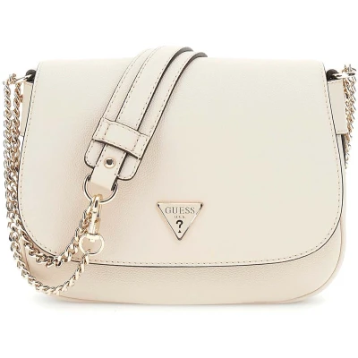 Afbeelding van Guess Fedora FLAP Schoudertas, Dames, Maat: One Size, Bone