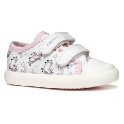 Afbeelding van Geox Gisli Babyschoenen voor kinderen, Maat: 27, Weiß Textiel