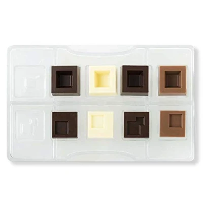 Afbeelding van Chocolade mal 3D blokjes Decora