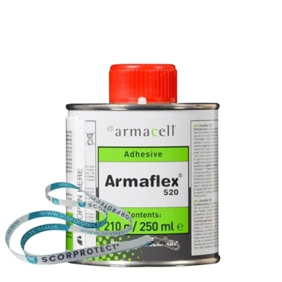 Afbeelding van Armaflex Armacell lijm 520 voor rubberplaten en slangen 0,25 liter penseeldoos