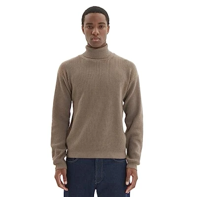 Afbeelding van Trendyol Camelkleurige Oversized Basissweater Met Coltrui Tmnaw22Kz1289