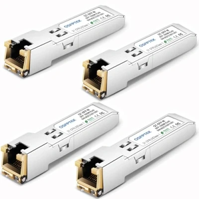Afbeelding van QSFPTEK 10G DWDM SFP+ Zendontvangermodule Compatibel voor Cisco C30 SFP10G 53.33 (1553.33nm 40km DOM)
