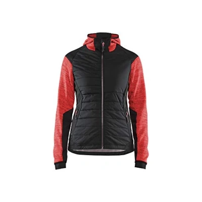 Afbeelding van Blaklader 593121175699S dames hybride jas, rood/zwart, maat S