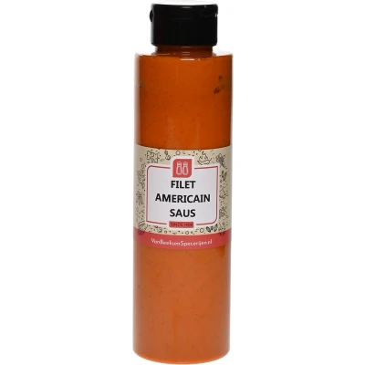 Afbeelding van Van Beekum Specerijen Filet Americain Saus Knijpfles 500 ml