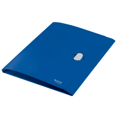 Afbeelding van Leitz Recycle Klepmap, Uit Pp, Ft A4, Blauw Klepmappen