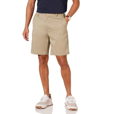 Afbeelding van Amazon Essentials Klassieke pasvorm stretch golfshort voor heren (verkrijgbaar in groot en lang), kaki bruin, 32W