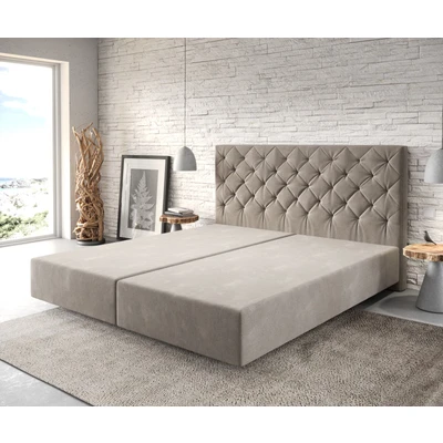 Afbeelding van Boxspring frame Dream Great microvezel beige 180x200