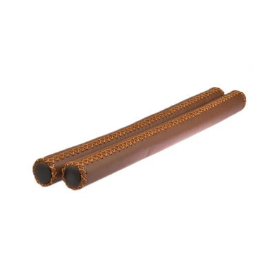 Afbeelding van Velo Stuurgrepen leer 40 cm Ø2 bruin per set