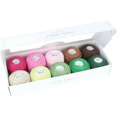 Afbeelding van Scheepjes Candy Floss colour pack 10x20gr GREENS