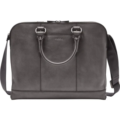Afbeelding van FOSSIL Business tas met laptopvak Dillon Pilot Bag Lead Gray Grijs
