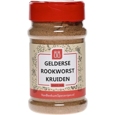 Afbeelding van Van Beekum Specerijen Gelderse Rookworst Kruiden Strooibus 150 gram