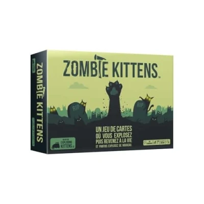 Afbeelding van Zombie Kittens sfeerspel voor 2 tot 5 spelers 7 jaar en ouder spel in het Frans