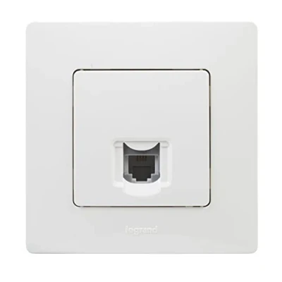 Afbeelding van Legrand 396442 Niloé Monoblock serie RJ11 compleet mechanisme, wit