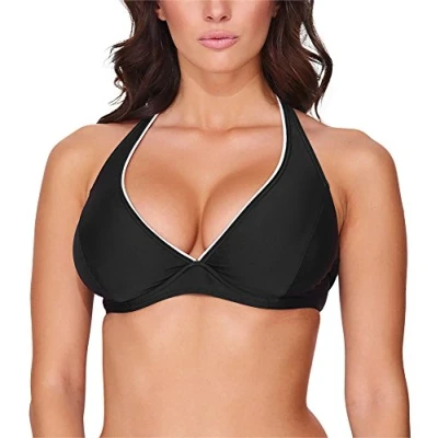 Afbeelding van Merry Style Dames Bikini Top 74RN24(Zwart (9240)/Wit, 90 D)