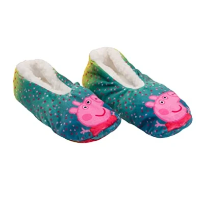 Afbeelding van United Labels Peppa Pig huisschoenen voor meisjes, pantoffels, Groen, 27/30 EU