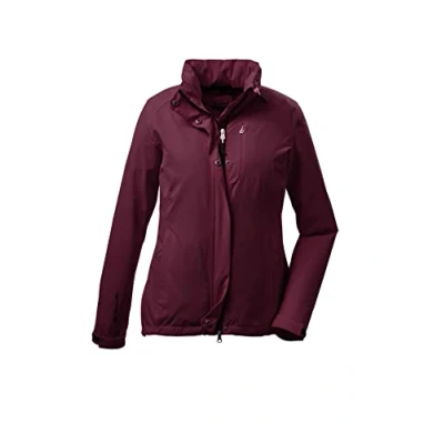Afbeelding van killtec Women&#039;s Functioneel jack met oprolbare capuchon, opvouwbaar KOS 25 WMN JCKT, dark rose, 42, 38287 000