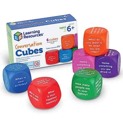 Afbeelding van Learning Resources Conversatie Kubussen 6 Stuk Set