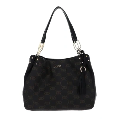 Afbeelding van LIU JO schoudertas Cirry Satchel Bag Nero donkerbruin