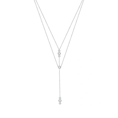 Afbeelding van Elli GEO Layer Ketting silvercoloured, Dames, Maat: 45, Silver coloured