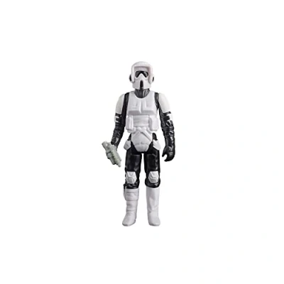 Afbeelding van Star Wars Retro collectie Biker Scout, 9,5 cm grote actie verzamelfiguur naar Wars: The Retour of Jedi Ridder, vanaf 4 jaar