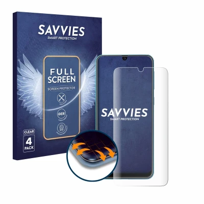 Afbeelding van Savvies Screenprotector voor Samsung Galaxy M31 Folie Beschermfolie transparant volledig dekking (4 Stuks)