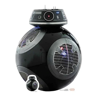 Afbeelding van Star Cutouts Ltd Wars Officiële BB 9E The Last Jedi Lifesize kartonnen uitsparing, BB9E, 78 x 59 cm