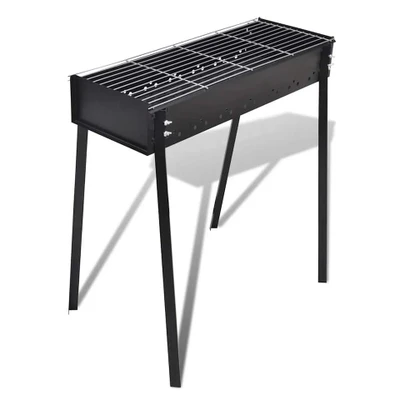 Afbeelding van Houtskoolbarbecue staand vierkant 75x28 cm