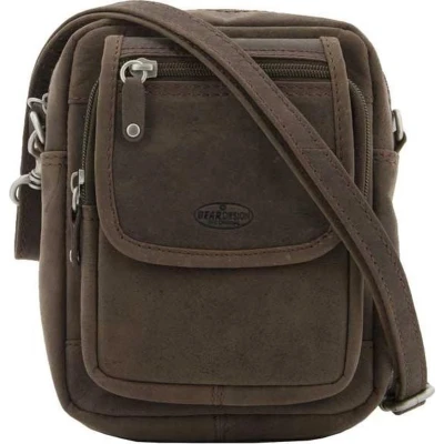 Afbeelding van Bear Design Sem Leren Crossbodytas / Heuptas Bruin