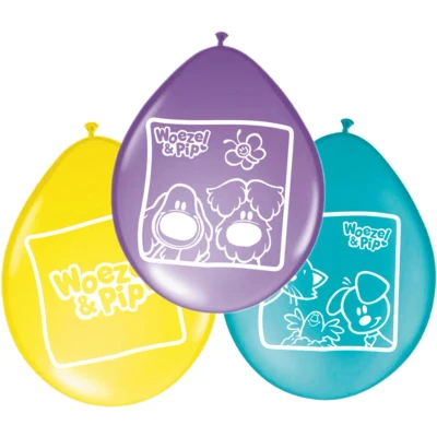 Afbeelding van Folat ballonnenset Woezel &amp; Pip junior 30 cm latex 8 stuks