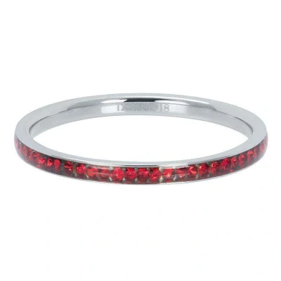 Afbeelding van iXXXi zirconia light siam Vulring 2mm Silver maat 18