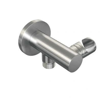 Afbeelding van Brauer Brushed Edition Wandhouder handdouchehouder geïntegreerde wateruitlaat PVD geborsteld RVS