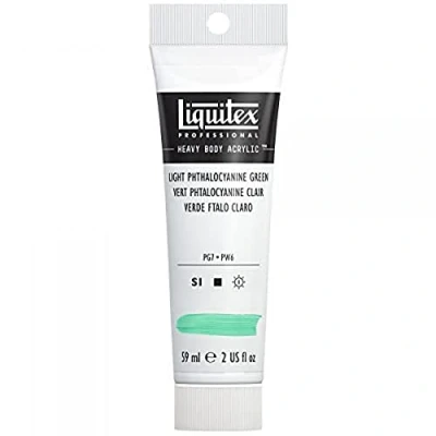 Afbeelding van Liquitex 1045313 Professional Heavy Body acrylverf in kunstenaarskwaliteit met uitstekende lichtechtheid en boterachtige consistentie, 59ml Light Phthalo Green