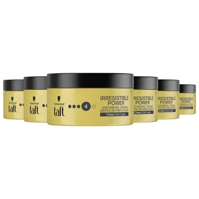 Afbeelding van Taft Irresistible Grooming Cream Haarstyling 6 x 100ml Voordeelverpakking
