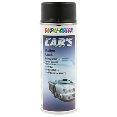 Afbeelding van dupli color cars spray zwart mat 385872 400 ml