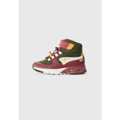 Afbeelding van Kangaroos Hydro Unisex Sneakers hoog voor kinderen, Maat: 34, Military green/leafy jumpers Schoenen