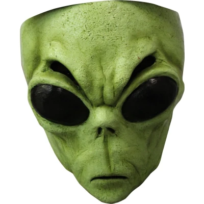 Afbeelding van Partychimp Alien Gezichts Masker Halloween voor bij Kostuum Volwassenen Latex One size
