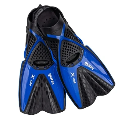 Afbeelding van Mares Aquazone X One Snorkelvin voor volwassenen, uniseks, blauw, L/XL