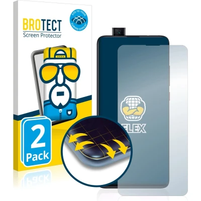Afbeelding van BROTECT Screenprotector voor Xiaomi Mi 9T Folie Beschermfolie transparant volledig dekking (2 Stuks)